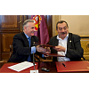 Imagen de noticia: Convenio de colaboración entre la Diputación y el Ayuntamiento de Miranda de Ebro